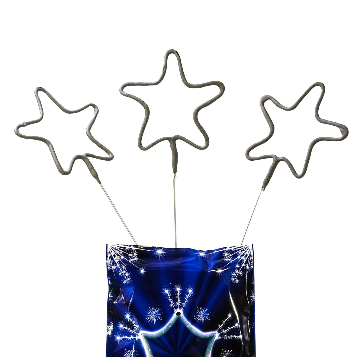 FEUX D'ARTIFICE EN FORME D'ÉTOILE