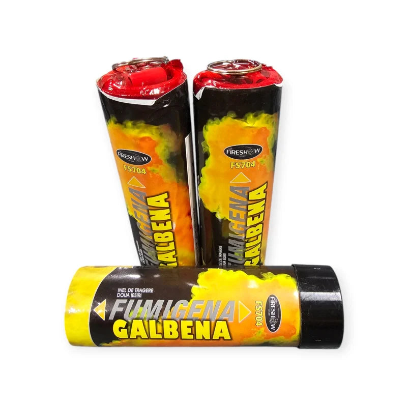 Yellow Smoke with Ring