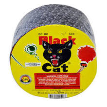 Pétards Black Cat – Rouleau de 500