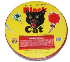 Pétards Black Cat – Rouleau de 10 000